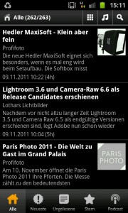 Screenshot Lothars Foto-News