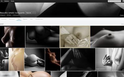 Neue Flickr-Gruppe „Beautiful artistic bodyparts“ erreicht den 100. Upload